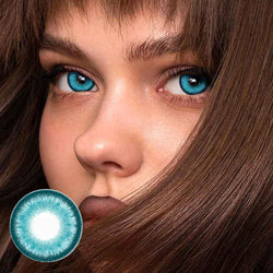 Alice Cyan Prescription Colored Contact Lenses