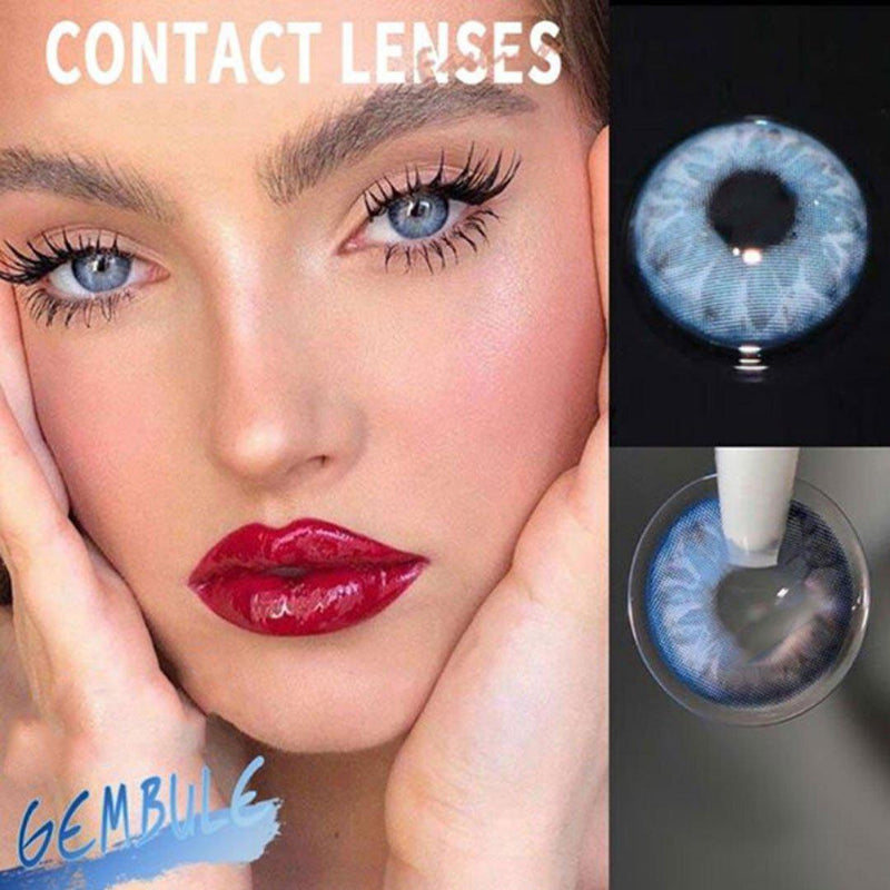 GEM Blue Contact Lenses | 1 Year