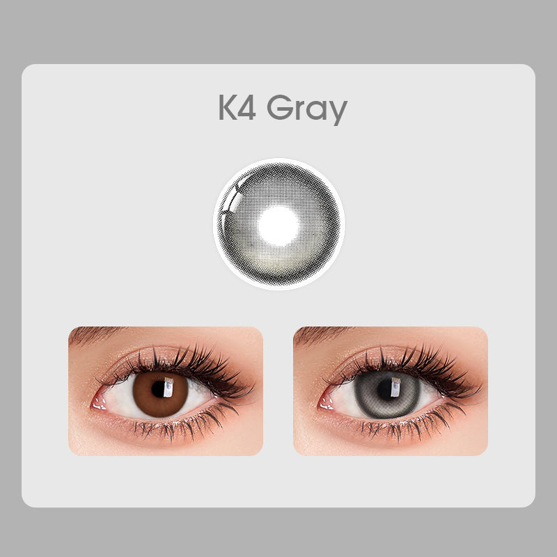 K4 Grey Prescription Contact Lenses | 1 Year