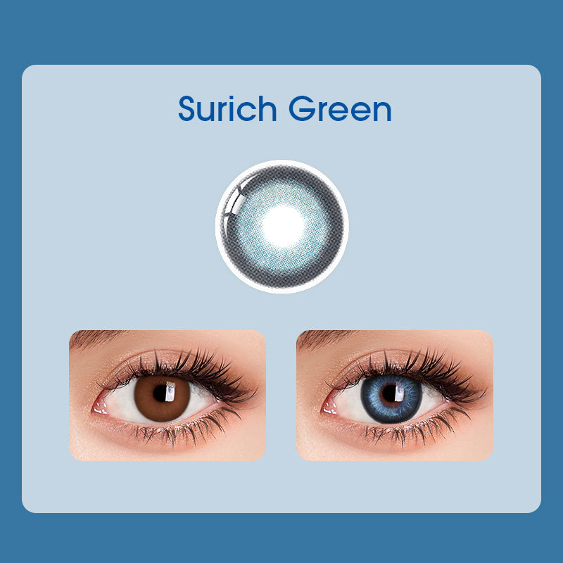 [New] Surich Green Colored Contact Lenses