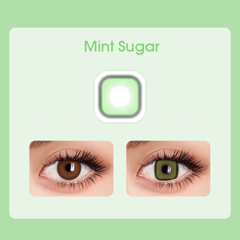 [New] Square Mint Sugar Cosplay Colored Contact Lenses