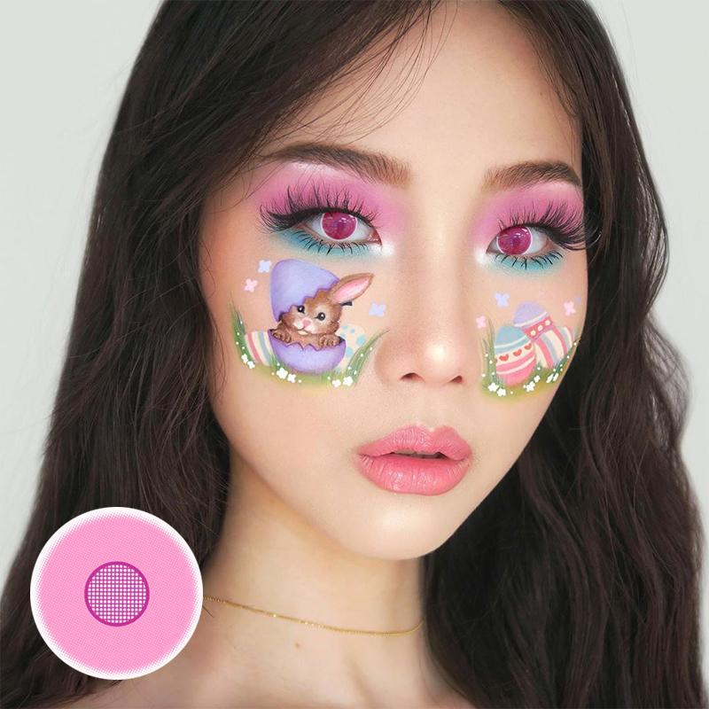 Rose Bloom Cosplay Contact Lenses | 1 Year