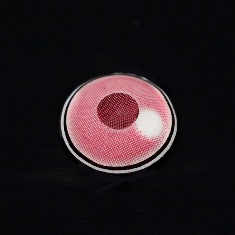 [US Warehouse] Cloud Rim Pink Cosplay Contact Lenses | 1 Year