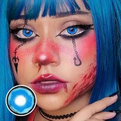 [New] Platonic Blue Cosplay Contact Lenses | 1 Year