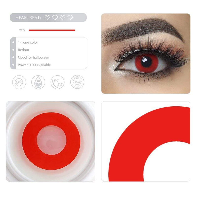 Redout halloween contact lens details display rederings